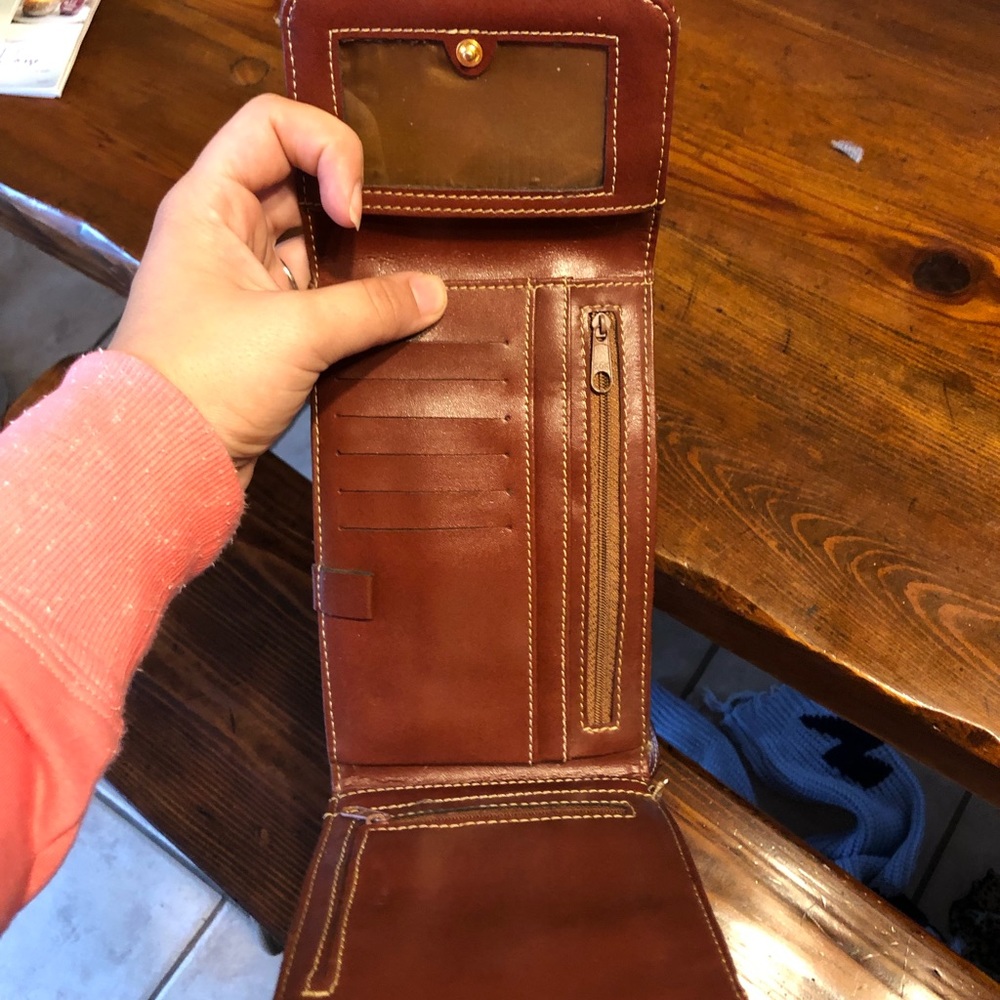 Stylish Brown and Green Women's Bag - Picture 2 of 3